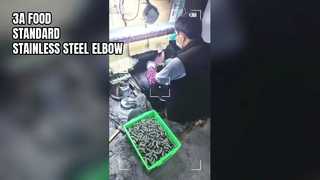 КОЛЕНО НЕРЖАВЕЮЩЕЙ СТАЛИ 3А ПИЩЕВОЙ СТАНДАРТ