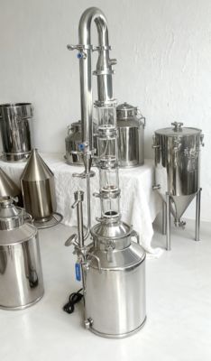 50L 100L 200L Small Whisky/rum/spirits/ethanol Alcohol Processing Machine Home Electric Heating Distiller