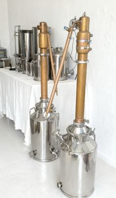 Хорошая цена. 50-литровая дистилляционная установка из нержавеющей стали для производства бренди, виски и рома онлайн